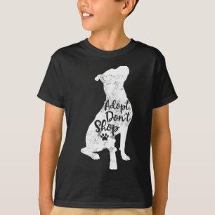 Adopt Don't Shop Rescue Tbull Dog Breed T Bull Mom T-Shirt