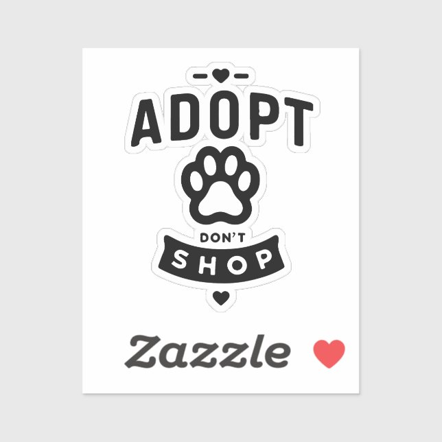 Adopt Don't Shop Simple (Sheet)