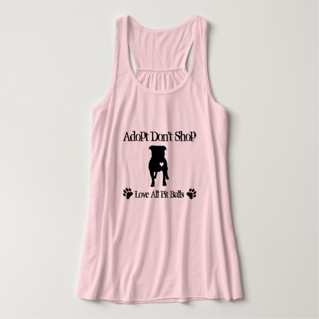 Adopt Don't Shop Singlet (Design Front)