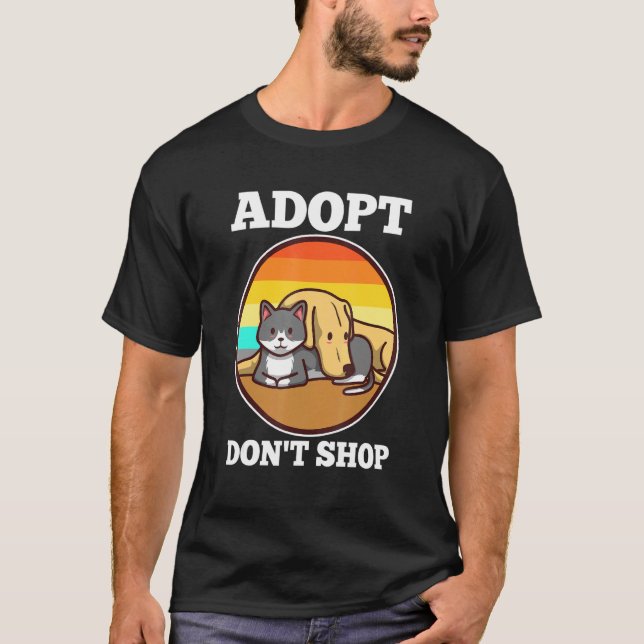 Adopt Don't Shop T-Shirt (Front)