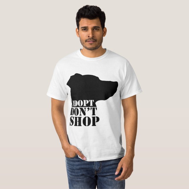 Adopt Don't Shop T-Shirt (Front Full)