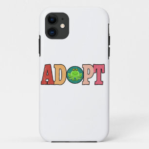 Adopt Frogs Best cute frog gift Case-Mate iPhone Case