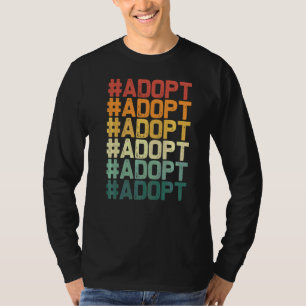Adopt Graphic  Dog Cat Animal Adoption Rescue Prom T-Shirt
