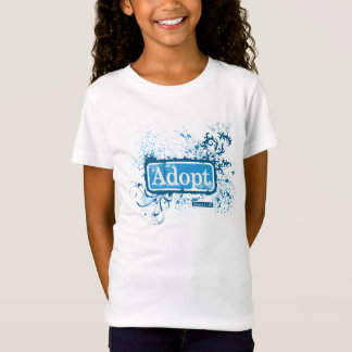 Adopt {James 1:27} Girls Baby Doll Fitted Tee