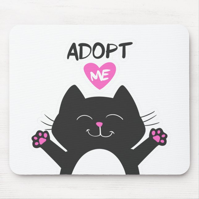 Adopt me - Choose background colour Mouse Pad (Front)
