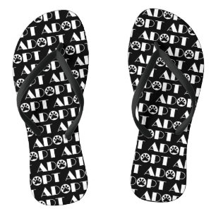 Adopt paw dog jandals