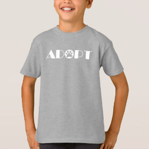 Adopt paw dog T-Shirt