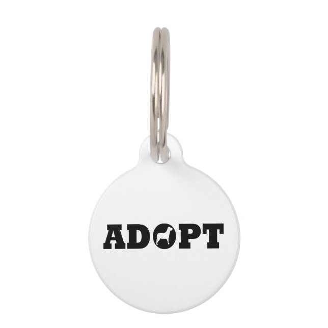 Adopt pets pet tag (Front)
