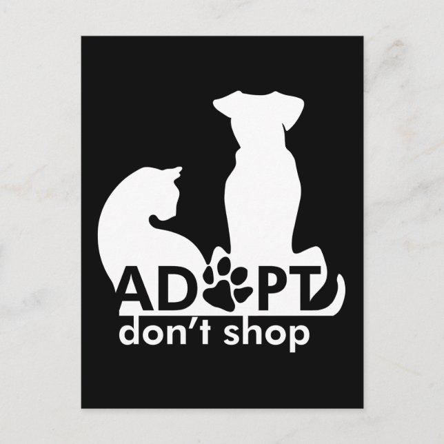Adopt Pets Postcard (Front)