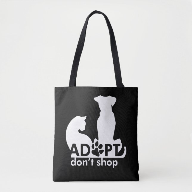 Adopt Pets Tote Bag (Front)