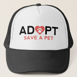 Adopt Save A Pet Trucker Hat