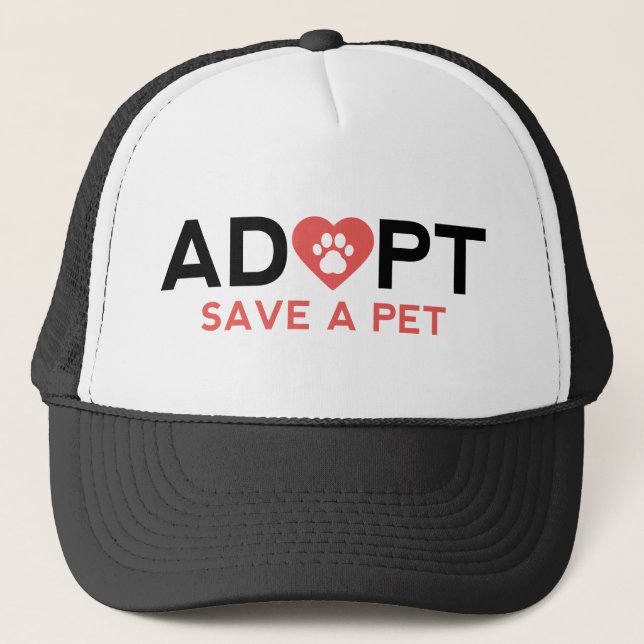 Adopt Save A Pet Trucker Hat (Front)