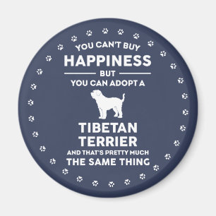 Adopt Tibetan Terrier Happiness Magnet