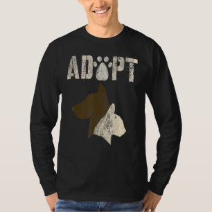 Adopt Vintage Animal Rescue Shelter Cats Dogs Adop T-Shirt