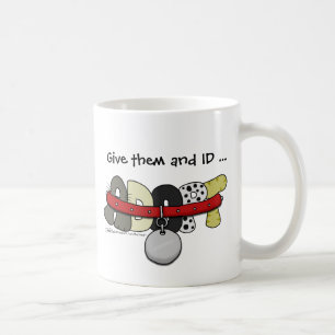 ADOPT with Collar-Give Them an ID Coffee Mug