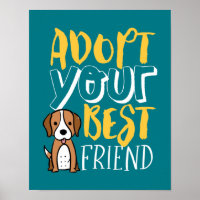 Adopt Your Best Friend Shelter Pet Cute Dog Lover