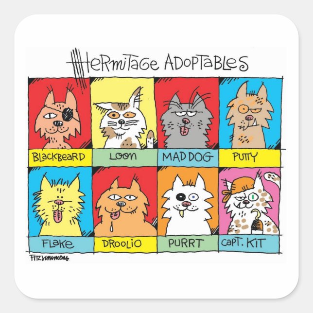 Adoptables- Stickers (Front)