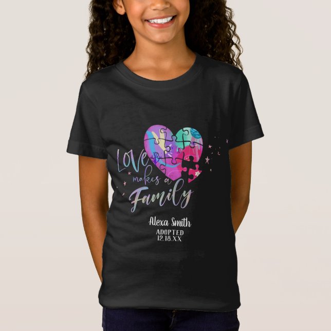 Adopted Announcement T-Shirt (Front)