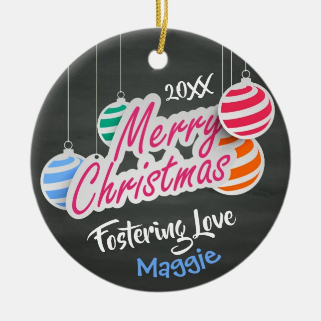 Adopted - Customised Christmas Ornaments Adoption (Front)