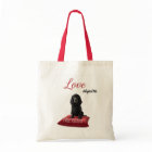 Adopted Dog Love Tote Bag
