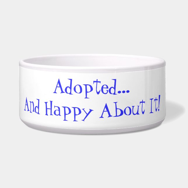 Adopted Happy Quote Pet (Front)