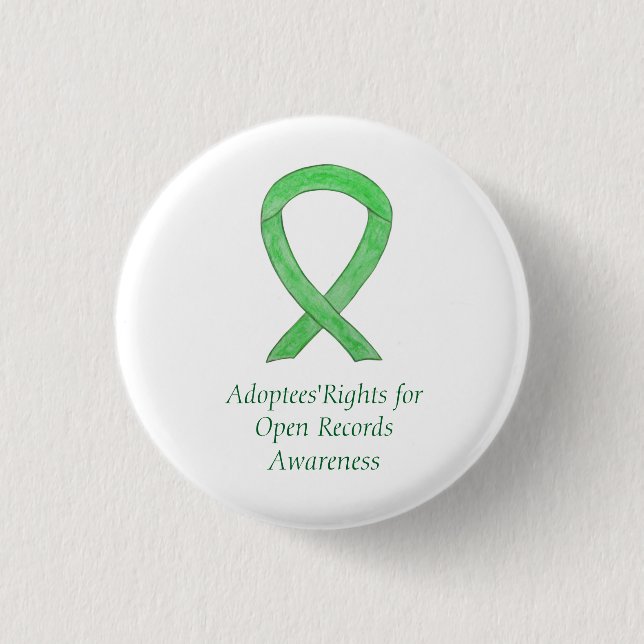 Adoptees' Rights for Open Records Ribbon Pin (Front)