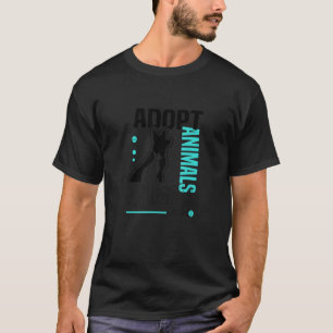Adopting Animal Animal Shelter Rescue T-Shirt
