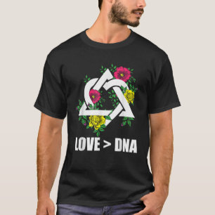 Adoption Announcement Day Family Gifts DNA Symbol T-Shirt