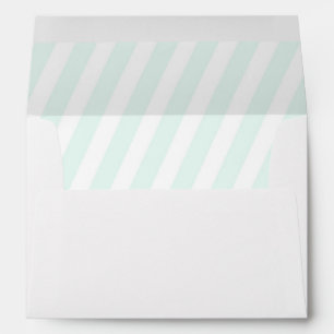 Adoption Baby Shower, matching mint lined Envelopes