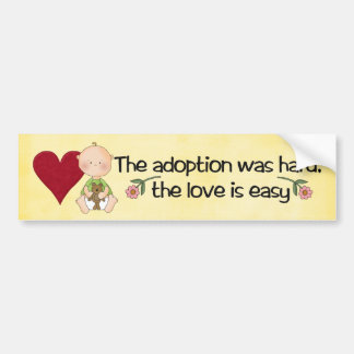 adoption bumpersticker bumper sticker