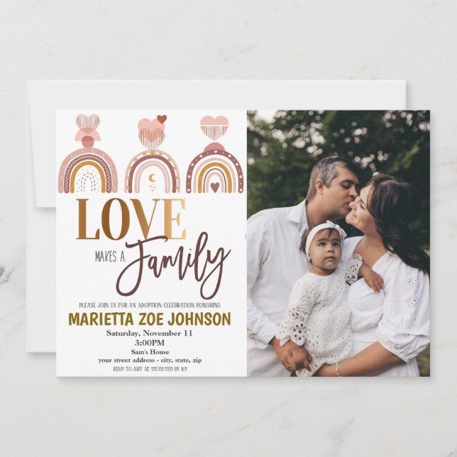 Adoption Celebration Invitation (Front)