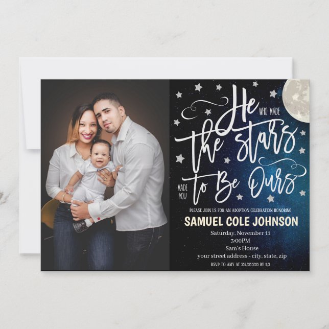 Adoption Celebration Invitation (Front)