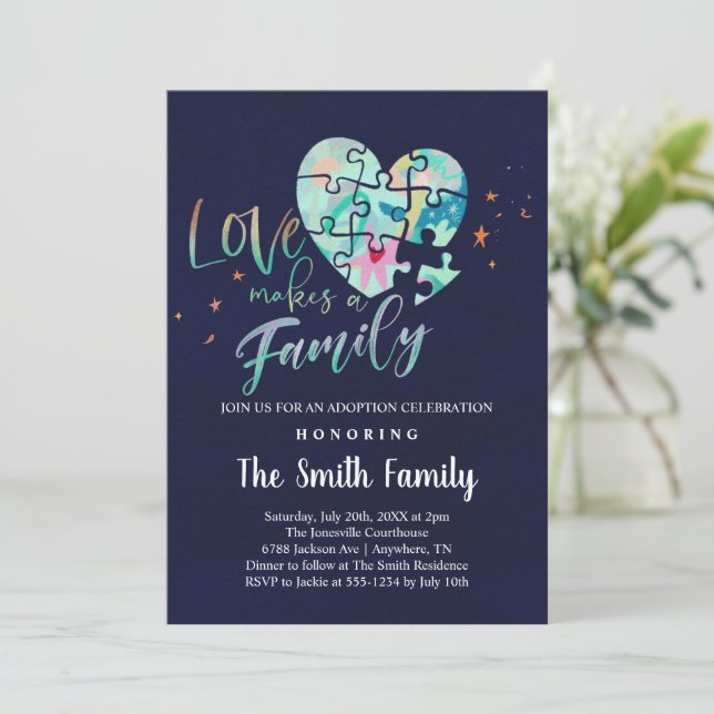 Adoption Celebration / Shower Invitation (Standing Front)