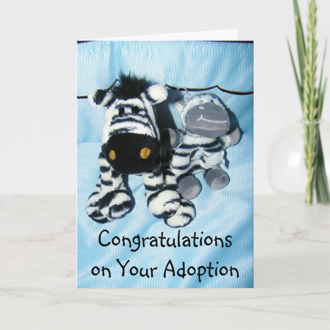 "ADOPTION" CONGRATULATIONS CARD (Front)