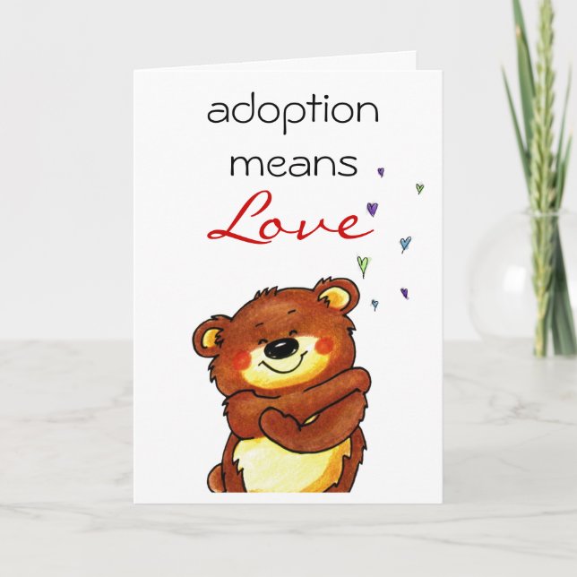 adoption congratulations card (Front)
