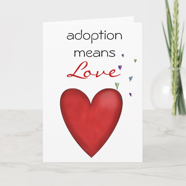 adoption congratulations card (Front)