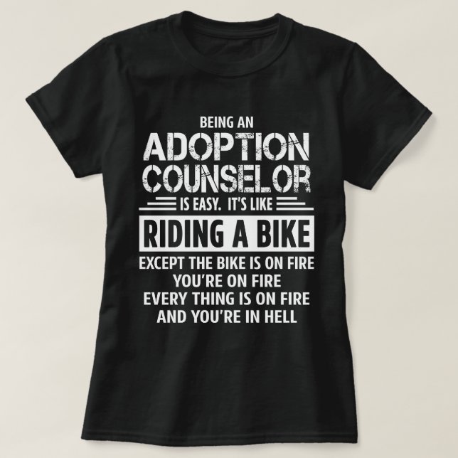 Adoption Counsellor T-Shirt (Design Front)