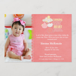 Adoption Girl Announcement