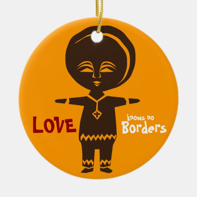 Adoption Love Boy Ornament (Front)