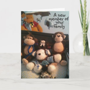 ADOPTION OF NEW BABY CARD
