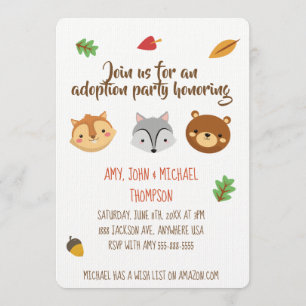 Adoption Party Announcment - Invitations