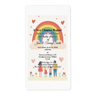 Adoption Rainbow Baby Shower