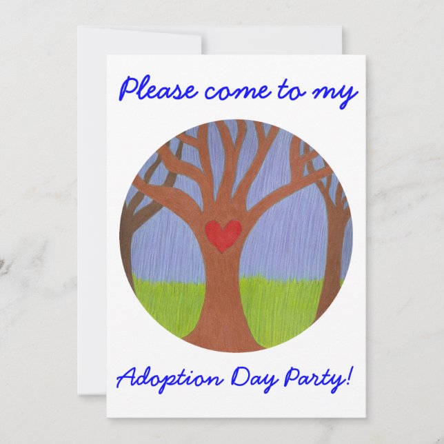 Adoption Tree Adoption Day Party invitation (Front)