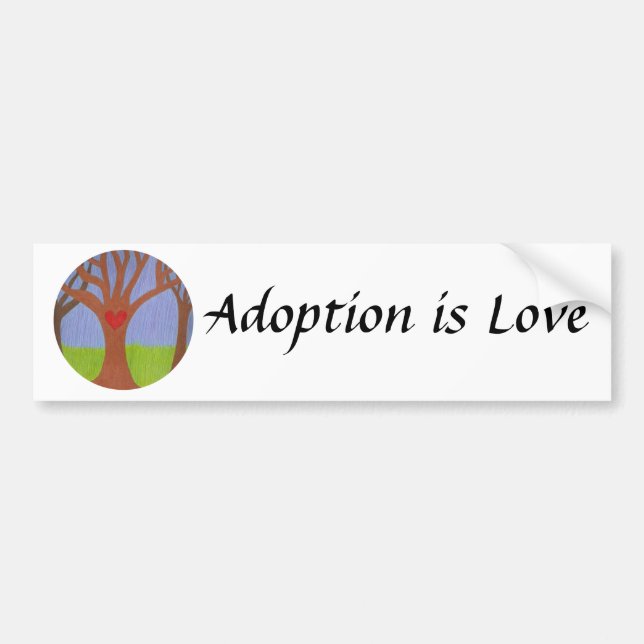 Adoption Tree Bumper Sticker (Front)