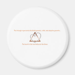 Adoption Triangle Magnet