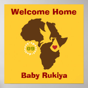 Adoption Welcome Home Poster - Ethiopia