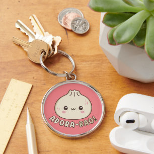 Adora-Bao Cute Kawaii Bao Dumpling Pun Lover  Key Ring