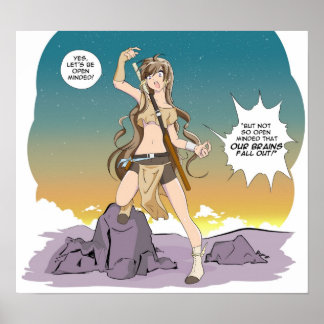 Adora Ztarr "Let's Be Open Minded" Poster