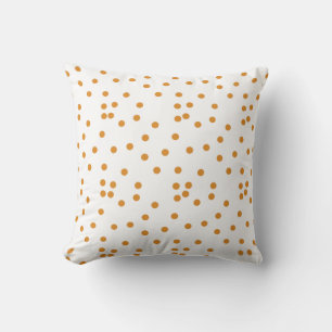 Adorabel dots pattern White brown nursery kids boy Cushion