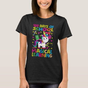 Adorable 100 Days of Magical Learning School Unico T-Shirt